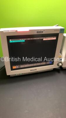 2 x Philips IntelliVue MP70 Patient Monitors (Both Power Up) * Mfd 2009 / 2006 * - 2