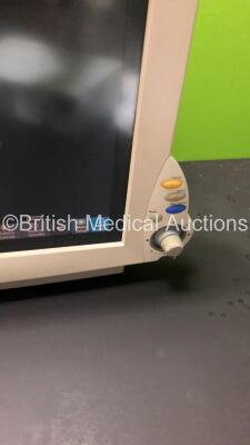 2 x Philips IntelliVue MP70 Patient Monitors (Both Power Up-1 x Damage to Casing-See Photos) * Mfd 2009 / 2005 * - 5