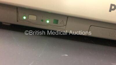 2 x Philips IntelliVue MP70 Patient Monitors (Both Power Up-1 x Damage to Casing-See Photos) * Mfd 2009 / 2005 * - 10