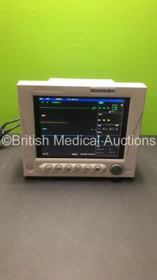 EDAN USA IM8A Patient Monitor with Printer,CO2,IBP1,IBP2,ECG,NIBP,SpO2,T1 and T2 Options (Powers Up-In Excellent Condition) * Mfd 2014 *