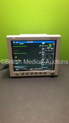 EDAN iM8 Patient Monitor with Printer,ECG,NIBP,T1,T2 and SpO2 Options (Powers Up) * Mfd 2016 * - 2