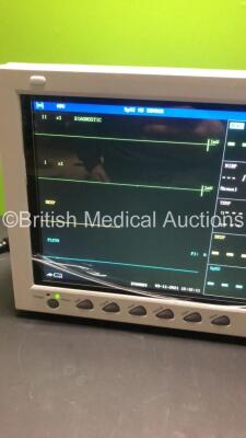 EDAN iM8 Patient Monitor with Printer,ECG,NIBP,T1,T2 and SpO2 Options (Powers Up) * Mfd 2016 * - 4