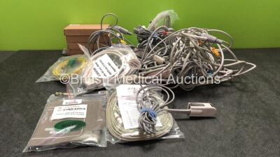 Job Lot of Various Patient Monitoring Cables