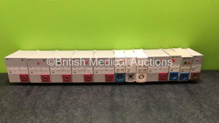 Job Lot of Philips Modules Including NBP, SpO2 and Temp Modules