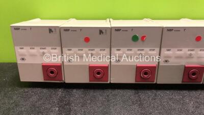 Job Lot of Philips Modules Including NBP, SpO2 and Temp Modules - 2