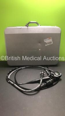 Olympus MH-908 Ultrasound Endoscope Probe in Case - Engineer's Report : Optical System - Unable to Check, Angulation - No Fault Found, Insertion Tube - No Fault Found, Light Transmission - No Fault Found, Channels - Unable to Check, Leak Check - Unable to