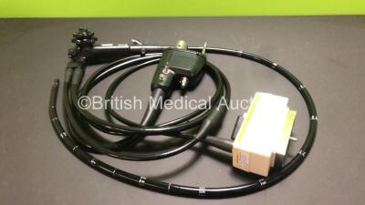 Pentax EG-3870UTK Ultrasound Video Gastroscope in Case - Engineer's Report : Optical System - Unable to Check, Angulation - No Fault Found, Insertion Tube - No Fault Found, Light Transmission - Kinked, Channels - Unable to Check, Leak Check - Unable to Ch - 2