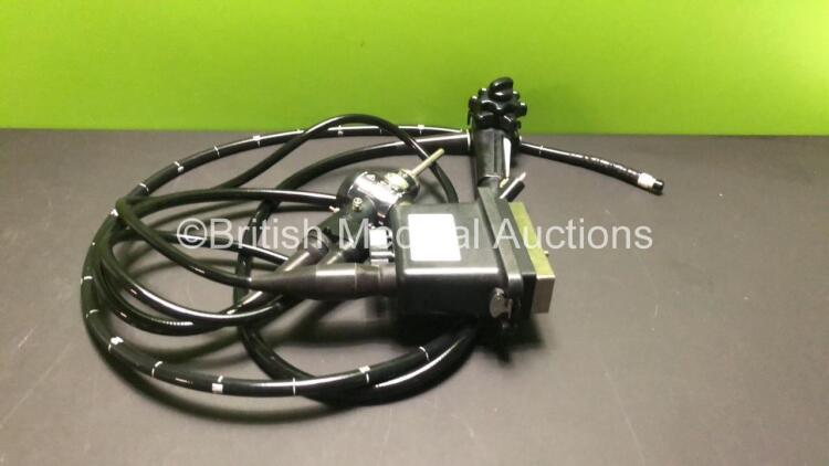 Olympus GF-UC240P Video Ultrasound Gastroscope - Engineer's Report : Optical System - No Fault Found, Angulation - L/R Brake Faulty, Insertion Tube - No Fault Found, Light Transmission - No Fault Found, Channels - Unable to Check, Leak Check - Unable to C