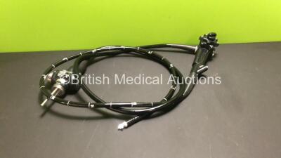 Olympus TJF-240 Video Duodenoscope - Engineer's Report : Optical System - No Fault Found, Angulation - Not Reaching Specification, Bending Section Strained, Insertion Tube - No Fault Found, Light Transmission - No Fault Found, Channels - Bio Channel Restr