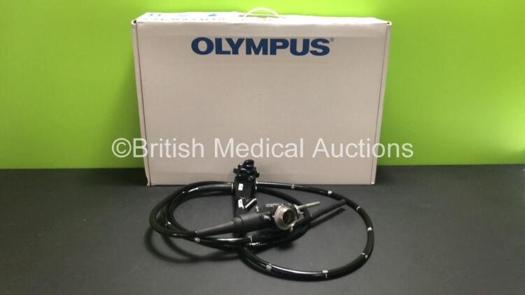 Olympus CF-Q240AL Video Colonoscope in Case - Engineer's Report : Optical System - No Fault Found, Angulation - Tension with L/R Movement, Insertion Tube - Perforated Bending Section Rubber, Light Transmission - No Fault Found, Channels - No Fault Found,