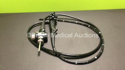 Olympus PCF-240S Video Sigmoidoscope in Case - Engineer's Report : Optical System - No Fault Found, Angulation - No Fault Found, Insertion Tube - No Fault Found, Light Transmission - No Fault Found, Channels - No Fault Found, Leak Check - No Fault Found * - 2
