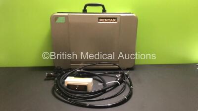 Pentax FG-38UX Ultrasound Gastroscope in Case - Engineer's Report : Optical System - 1 Broken Fiber, Angulation - No Fault Found, Insertion Tube - No Fault Found, Light Transmission - No Fault Found, Channels - Unable to Check, Lea kCHeck - Unable to Chec