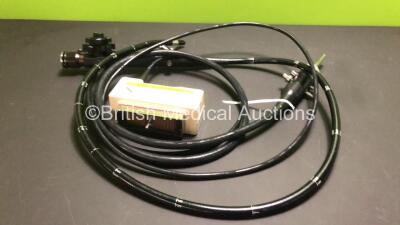 Pentax FG-38UX Ultrasound Gastroscope in Case - Engineer's Report : Optical System - 1 Broken Fiber, Angulation - No Fault Found, Insertion Tube - No Fault Found, Light Transmission - No Fault Found, Channels - Unable to Check, Lea kCHeck - Unable to Chec - 2