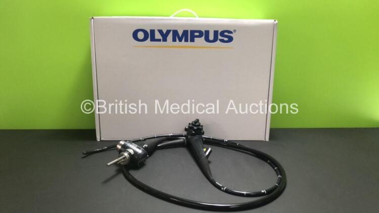 Olympus GIF-Q260 Video Gastroscope in Case - Engineer's Report : Optical System - No Fault Found, Angulation - No Fault Found, Insertion Tube - No Fault Found, Light Transmission - No Fault Found, Channels - No Fault Found, Leak Check - No Fault Found *28