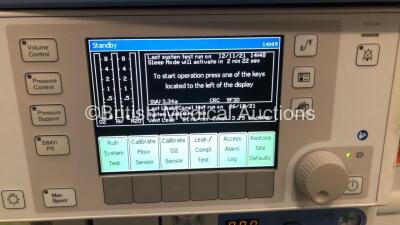 Drager Fabius GS Premium Anaesthesia Machine Software Version 3.34a Total Hours Run 4715 Total Ventilator Hours 858 with Bellows, Absorber and Hoses (Powers Up) *S/N ASFK-0142* **Mfd 2014* - 5