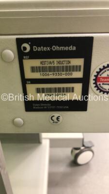 Datex-Ohmeda Aestiva/5 Anaesthesia Machine with InterMed Penlon Nuffield Anaesthesia Ventilator Series 200 and Hoses *S/N AMWE00116* - 6