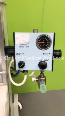 Datex-Ohmeda Aestiva/5 Anaesthesia Machine with InterMed Penlon Nuffield Anaesthesia Ventilator Series 200 and Hoses *S/N AMWE00118* - 3