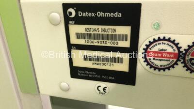 Datex-Ohmeda Aestiva/5 Anaesthesia Machine with InterMed Penlon Nuffield Anaesthesia Ventilator Series 200 and Hoses *S/N AMWE00121* - 5