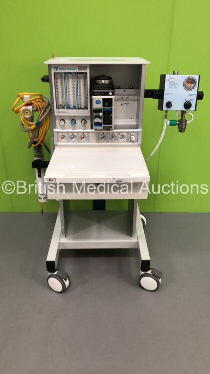 Datex-Ohmeda Aestiva/5 Anaesthesia Machine with Datex-Ohmeda Tec 6 Plus Desflurane Vaporizer, InterMed Penlon Nuffield Anaesthesia Ventilator Series 200 and Hoses *S/N AMWE00117*