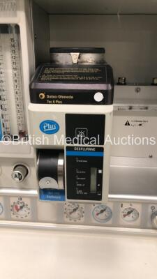 Datex-Ohmeda Aestiva/5 Anaesthesia Machine with Datex-Ohmeda Tec 6 Plus Desflurane Vaporizer, InterMed Penlon Nuffield Anaesthesia Ventilator Series 200 and Hoses *S/N AMWE00117* - 4