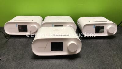 4 x Philips Respironics Dream Station CPAP Units with 1 x AC Power Supply (All Hold Power with Potential Power Fault-See Photos)