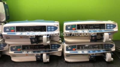 Job Lot of Pumps Including 6 x Carefusion Alaris GH Syringe Pumps, 1 x Alaris Asena GH MK III Syringe Pump and 1 x Cardinal Health Alaris GH Syringe Pump (All Power Up) - 2