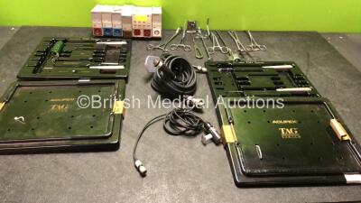 Mixed Lot 2 x Acufex TAG Systems *Both Incomplete* 1 x Olympus MAJ-966 Connection Cable, 1 x Olympus MAJ-964 Connection Cable, 1 x Olympus MAJ-963 Connection Cable, Modules and Surgical Instruments