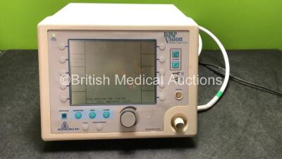 Respironics Model 582059 BiPAP Vision Ventilatory Support System, Running Time 2109 Hours (Powers Up with Damaged Screen-See Photo) *SN 118624*