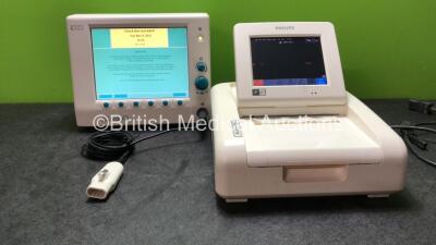 Mixed Lot Including 1 x Deltex Medical Cardio 8 Patient Monitor and 1 x Philips Avalon FM30 Fetal Monitor (Both Power Up) *SN DE53108597, 905121142*