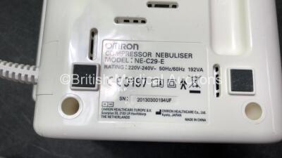 Mixed Lot Including 1 x Omron NE-C28-E Compressor Nebuliser (Powers Up) 1 x Omron AIR Pro Compressor (Powers Up) 1 x ProPaq Encore Patient Monitor Including ECG, NIBP, T1, T2, SpO2 P1 and Printer Options (Powers Up) - 5