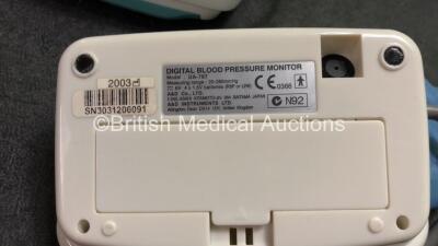 Mixed Lot Including 1 x Verathon BVI 9400 Bladder Scanner with 1 x Probe (Untested Due to Possible Flat Batteries) 1 x Fisher & PaykelMR850AEK Respiratory Humidifier (Untested Due to Cut Cable with Missing Casing-See Photos) 1 x AND UA-767 Digital BP Mete - 8