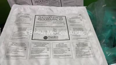 Mixed Lot Including Approximately 20 x 3 Litre Serres Cups, 3 x Therakos Photopheresis Procedural Kits and 6 x Mangar Airflo Stowage Boards and 1 x 10 Lead ECG Lead - 2