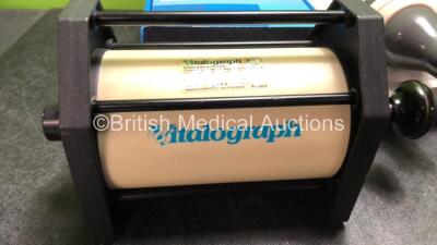 Mixed Lot Including 1 x Vitalograph Syringe Driver, 1 x Vitalograph 2130 Base Station with 1 x Vitalograph 2120 Spirometer and 1 x AC Power Supply (Base Station Powers Up, Spirometer No Power) 1 x My Care Link Unit and 1 x Nellcor N-560 Pulse Oximeter (Po - 2