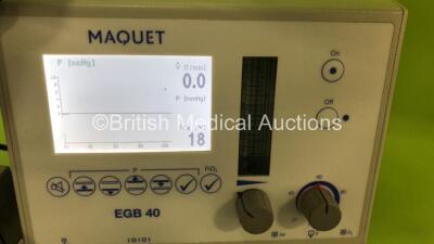 Maquet HL 20 Heart and Lung Machine with 5 x Roll Pumps, Control Console,Maquet EGB 40 Respiratory Gas Blender Version V.2.3 and Monitor (Powers Up) - 5