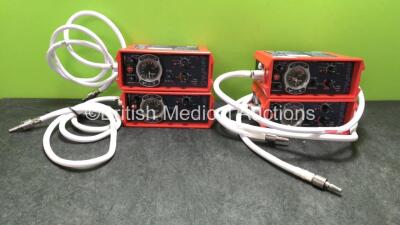 4 x Smiths paraPAC 200D MR Compatible Ventilators with Hoses