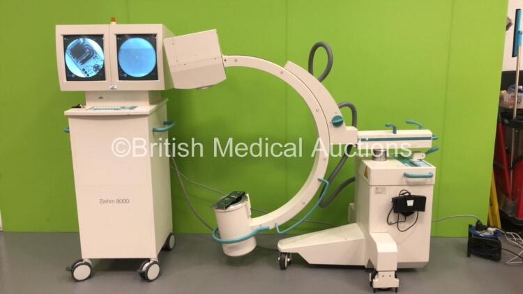 Ziehm 8000 Mobile C-Arm with Dual Image Intensifiers (Powers Up with Key - Key Included - Exposure Taken) *S/N 4732*