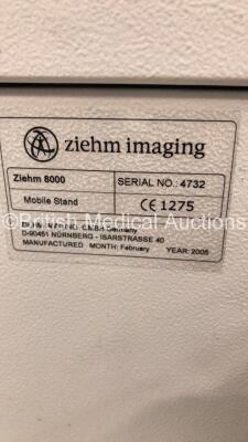 Ziehm 8000 Mobile C-Arm with Dual Image Intensifiers (Powers Up with Key - Key Included - Exposure Taken) *S/N 4732* - 7