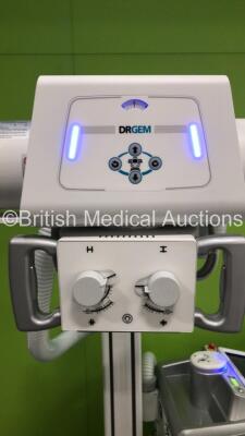 DRGEM Mobile X-Ray Ref TOPAZ-32D with Exposure Finger Trigger,Wireless Digital Flat Panel Detector and Charger (Powers Up with Key-Key Included) * SN DRK20A0418A * * Mfd Oct 2020 * - 2