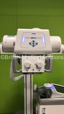 DRGEM Mobile X-Ray Ref TOPAZ-32D with Exposure Finger Trigger,Wireless Digital Flat Panel Detector and Charger (Powers Up with Key-Key Included) * SN DRK2050172A * * Mfd May 2020 * - 2