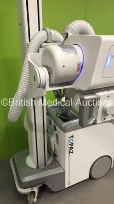 DRGEM Mobile X-Ray Ref TOPAZ-32D with Exposure Finger Trigger,Wireless Digital Flat Panel Detector and Charger (Powers Up with Key-Key Included) * SN DRK2050172A * * Mfd May 2020 * - 4