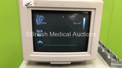 Agilent Sonos 4500 M2424A Ultrasound Scanner *S/N US97808879* **Mfd 2001** (Powers Up - Missing Dials - See Pictures) - 3