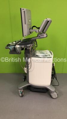 Siemens Acuson X300 Ultrasound Scanner Model 10348531 with 2 x Transducers/Probes (1 x CH5-2 * Mfd 2008 * and 1 x VF10-5 * Mfd 2008 *),Footswitch and Sony Digital Graphic Printer UP-D897 (Hard Drive Removed) * SN 313041 * * Mfd 2008 * - 9