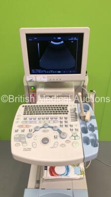 Hitachi EUB-7000HV Ultrasound Scanner *S/N KE17559005* **Mfd 2010** with 3 x Transducers / Probes (EUP-C715 *Mfd 2009* / EUP-V53W and EUP-L65 *Mfd 05/2010*) and Sony UP-897MD Video Graphic Printer (Powers Up) ***IR242*** - 3