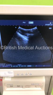 Hitachi EUB-7000HV Ultrasound Scanner *S/N KE17559005* **Mfd 2010** with 3 x Transducers / Probes (EUP-C715 *Mfd 2009* / EUP-V53W and EUP-L65 *Mfd 05/2010*) and Sony UP-897MD Video Graphic Printer (Powers Up) ***IR242*** - 6