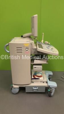 Hitachi EUB-7000HV Ultrasound Scanner *S/N KE17559005* **Mfd 2010** with 3 x Transducers / Probes (EUP-C715 *Mfd 2009* / EUP-V53W and EUP-L65 *Mfd 05/2010*) and Sony UP-897MD Video Graphic Printer (Powers Up) ***IR242*** - 16