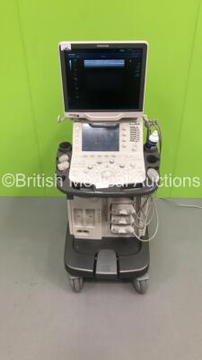 Toshiba Aplio 500 TUS-A500 Flat Screen Ultrasound Scanner *S/N WAB1572298* **Mfd 07/2015** Software Version AB_V5.10*R102 with 3 x Transducers / Probes (PVT-674BT *Mfd 07/2015* / PLT-705BT *Mfd 03/2015* and PVT-375BT *Mfd 03/2019*) and Sony UP-D898MD Dig