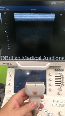 Toshiba Aplio 500 TUS-A500 Flat Screen Ultrasound Scanner *S/N WAB1572298* **Mfd 07/2015** Software Version AB_V5.10*R102 with 3 x Transducers / Probes (PVT-674BT *Mfd 07/2015* / PLT-705BT *Mfd 03/2015* and PVT-375BT *Mfd 03/2019*) and Sony UP-D898MD Dig - 11