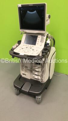 Toshiba Aplio 500 TUS-A500 Flat Screen Ultrasound Scanner *S/N WAB1572298* **Mfd 07/2015** Software Version AB_V5.10*R102 with 3 x Transducers / Probes (PVT-674BT *Mfd 07/2015* / PLT-705BT *Mfd 03/2015* and PVT-375BT *Mfd 03/2019*) and Sony UP-D898MD Dig - 19