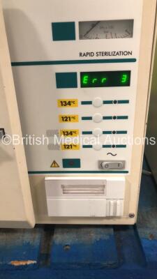 2 x SES Little Sister 3 Autoclaves (1 x Powers Up with Error 3 Displayed and 1 x No Power- Both Missing Caps - See Pictures) - 3