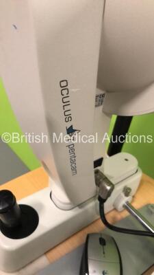 Oculus Pentacam Type 70700 Anterior Eye Segment Tomography System on Stand with Monitor,CPU and Keyboard (Hard Drive Removed) *IR256* - 3